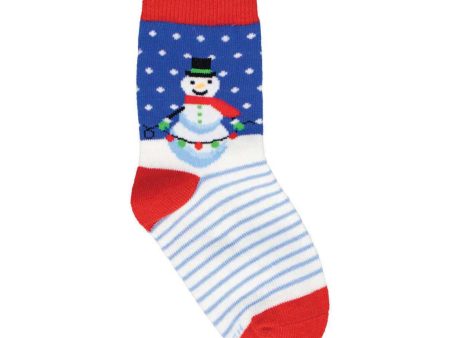 Festive Snowman Kid’s Crew Hot on Sale