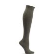 High Zone Basic Pima Cotton Roll Top Knee High For Sale