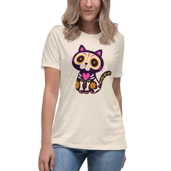 Muertos Cat Women s Relaxed T-Shirt Sale