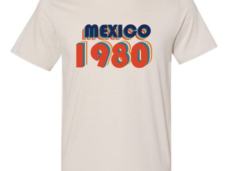 Mexico Retro Crewneck T-Shirt (Customizable) For Sale