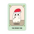 Christmas Tarot: The Spooky One Sticker For Sale