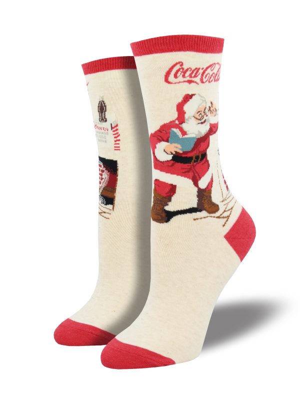 Women s Coca-Cola  Classic Coke Santa  Socks For Sale