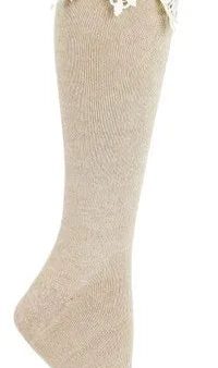 Lace Trim Knee High Socks Sale