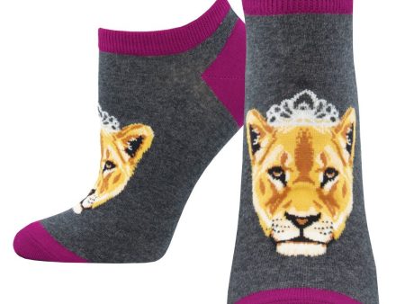 Women s  Queen Of The Pride  Ped Socks Online Sale