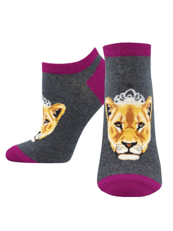 Women s  Queen Of The Pride  Ped Socks Online Sale