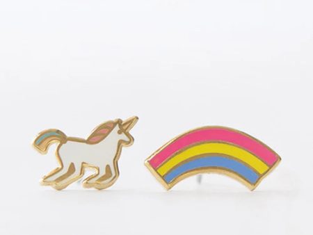 Unicorn & Rainbow Earrings Online now