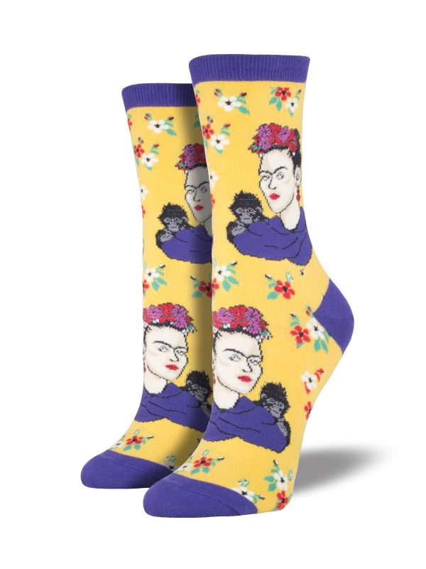 Women s Frida Kahlo Portrait Socks For Sale