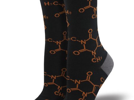 Women s  Caffeine - The Molecule  Socks Online now