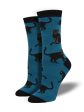 Women s Bamboo  Black Cat  Socks Online Sale