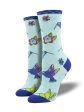 Women s Laurel Burch  Hummingbird Blossom  Socks For Cheap