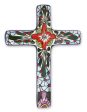 Ceramic cross  Jerusalem Rose  For Sale