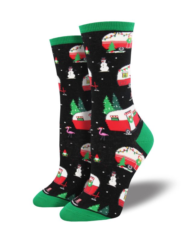 Women s  Christmas Campers  Socks Fashion