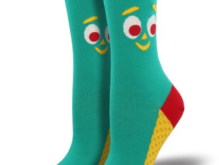 Women s Gumby Face Socks Online now