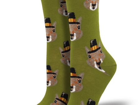 Women s  Pilgrim Squirrels  Socks on Sale