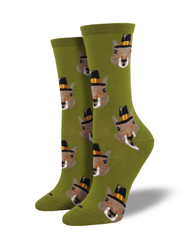 Women s  Pilgrim Squirrels  Socks on Sale