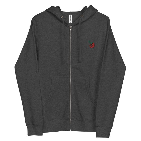 Chile Pepper Unisex fleece zip up hoodie Hot on Sale