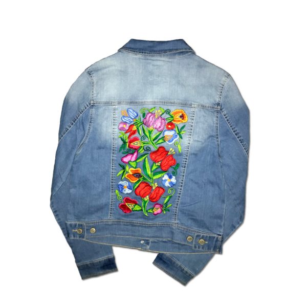 Kanxoc Mayan Garden Youth Denim Jacket For Discount