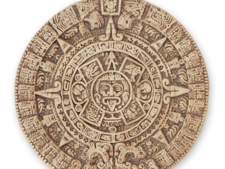 Natural Aztec Sun Stone  Ceramic plaque Cheap