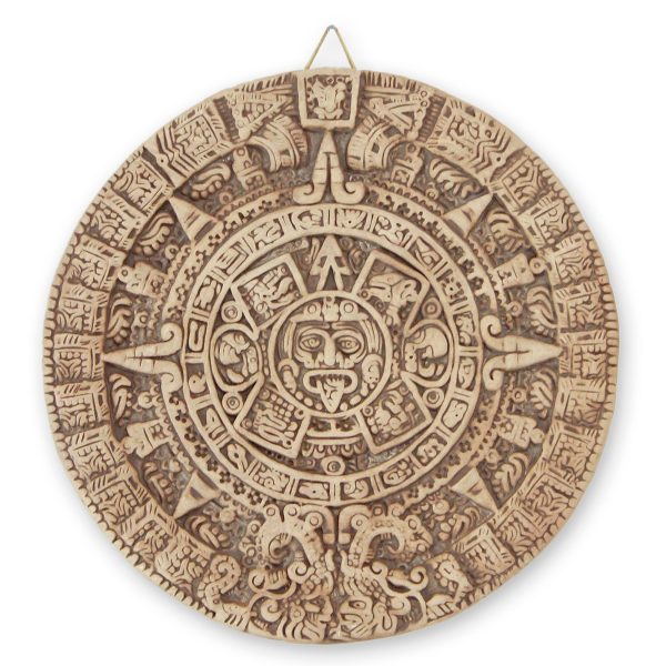 Natural Aztec Sun Stone  Ceramic plaque Cheap