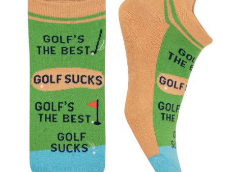 Golf Sucks Sneaker Sock Online Hot Sale