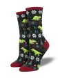 Women s  Santasaurus Rex  Socks For Sale