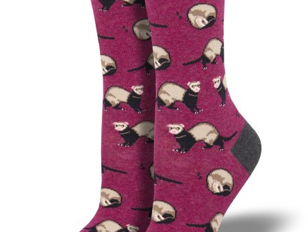 Women s  Ferret Frenzy  Socks Fashion