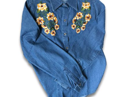 Kanxoc Button Up Denim Shirt on Sale