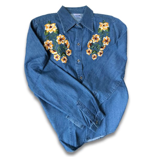 Kanxoc Button Up Denim Shirt on Sale