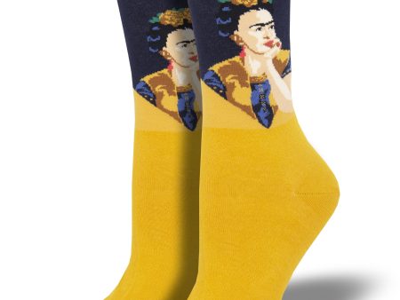 Women s Frida Kahlo  Pensive Frida  Socks Sale