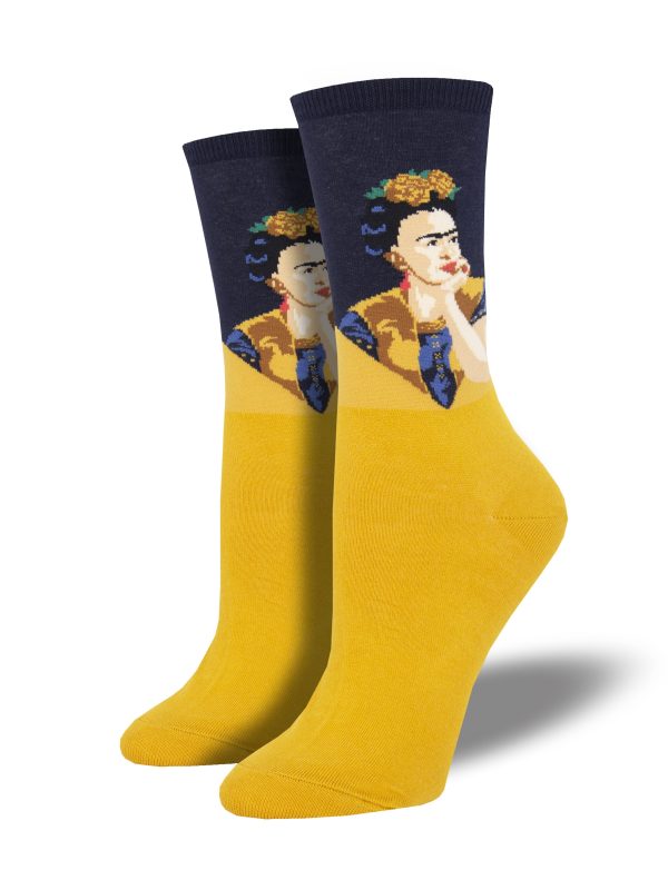 Women s Frida Kahlo  Pensive Frida  Socks Sale