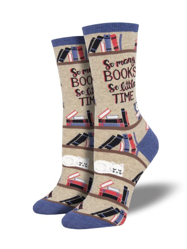 Women s  Time For A Good Book  Socks For Cheap