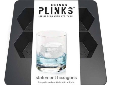 DrinkPlinks Statement Hexagon Ice Moulds Online Sale