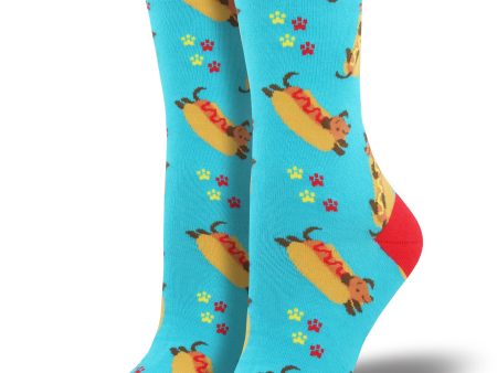 Women s  Wiener Dog  Socks Online now