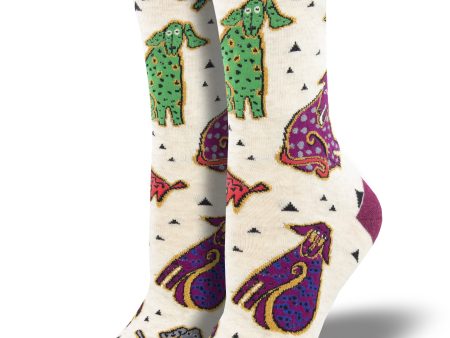 Women s Laurel Burch  Doggy Dogs  Socks For Cheap