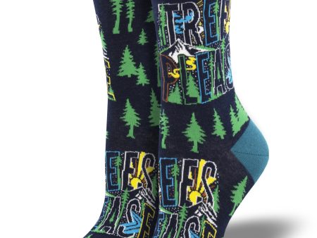 Women s AtomicChild  Trees Please  Socks Fashion