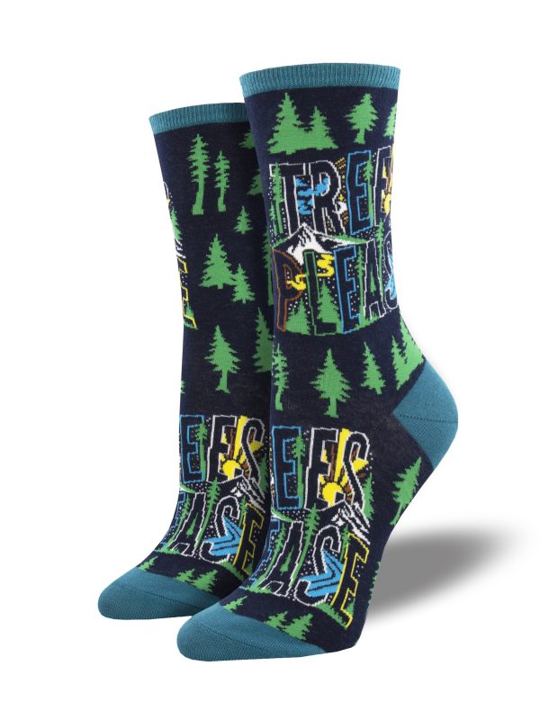 Women s AtomicChild  Trees Please  Socks Fashion