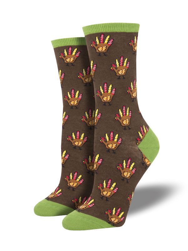 Women s  Handprint Turkey  Socks Online Sale