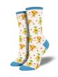 Women s  Pizza Loves Pineapple  Socks Supply