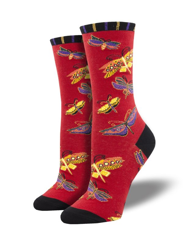 Women s Laurel Burch  Flutterbyes  Socks Supply