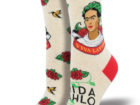 Women s Frida Kahlo  Viva La Frida  Socks Cheap