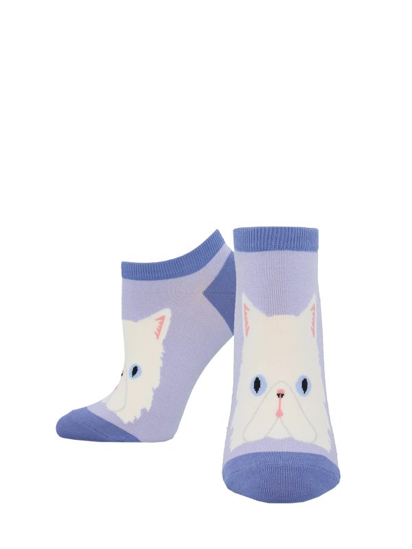 Women s  Purrfectly Persian  Ped Socks For Cheap