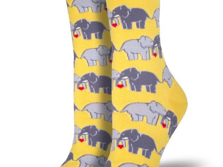 Women s  Elephant Love  Socks on Sale