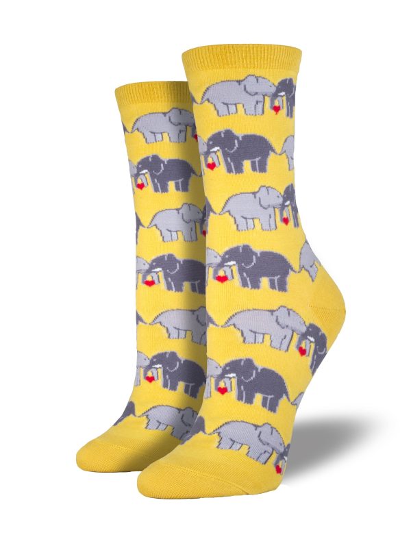 Women s  Elephant Love  Socks on Sale