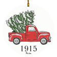 1915 Farm Christmas Tree Truck Ornament *Ships Free* Fashion