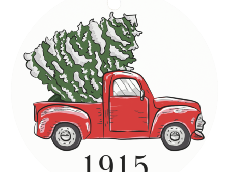 1915 Farm Christmas Tree Truck Ornament *Ships Free* Fashion