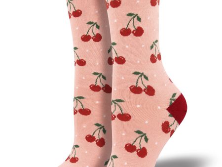 Women s Bamboo  Cherry  Socks Sale