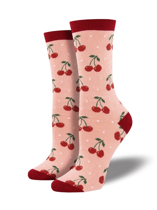 Women s Bamboo  Cherry  Socks Sale