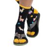 V-Toe Split Toe Novelty Socks Llama Black Big Toe Tabi Online Sale