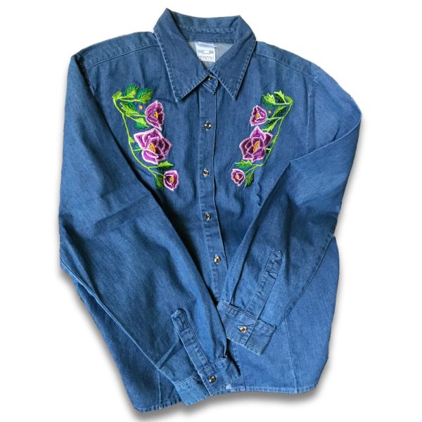 Kanxoc Button Up Denim Shirt on Sale