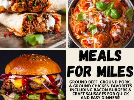 Meals for Miles – Ground Beef, Ground Chicken, & Ground Pork Variety For Cheap